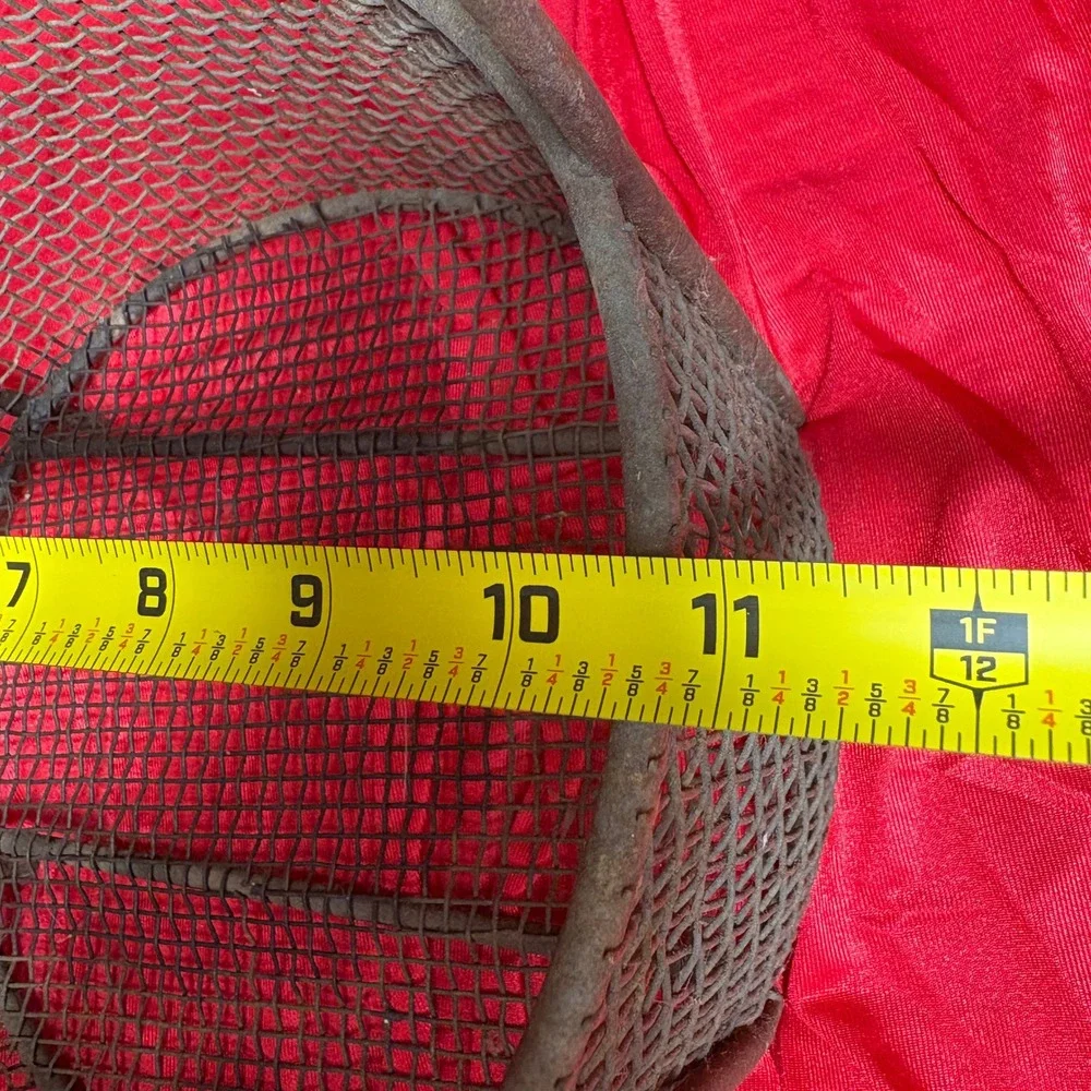 Antique Sturdy Industrial Metal Wire Vtg Meshed Farmhouse Rustic Primitive Decor